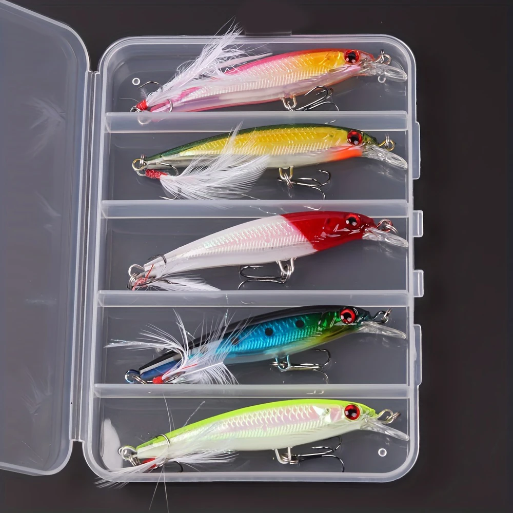 Laser 3D Eyes Bionic Minnow Fi - огляд і ціна Fishing Hook Box