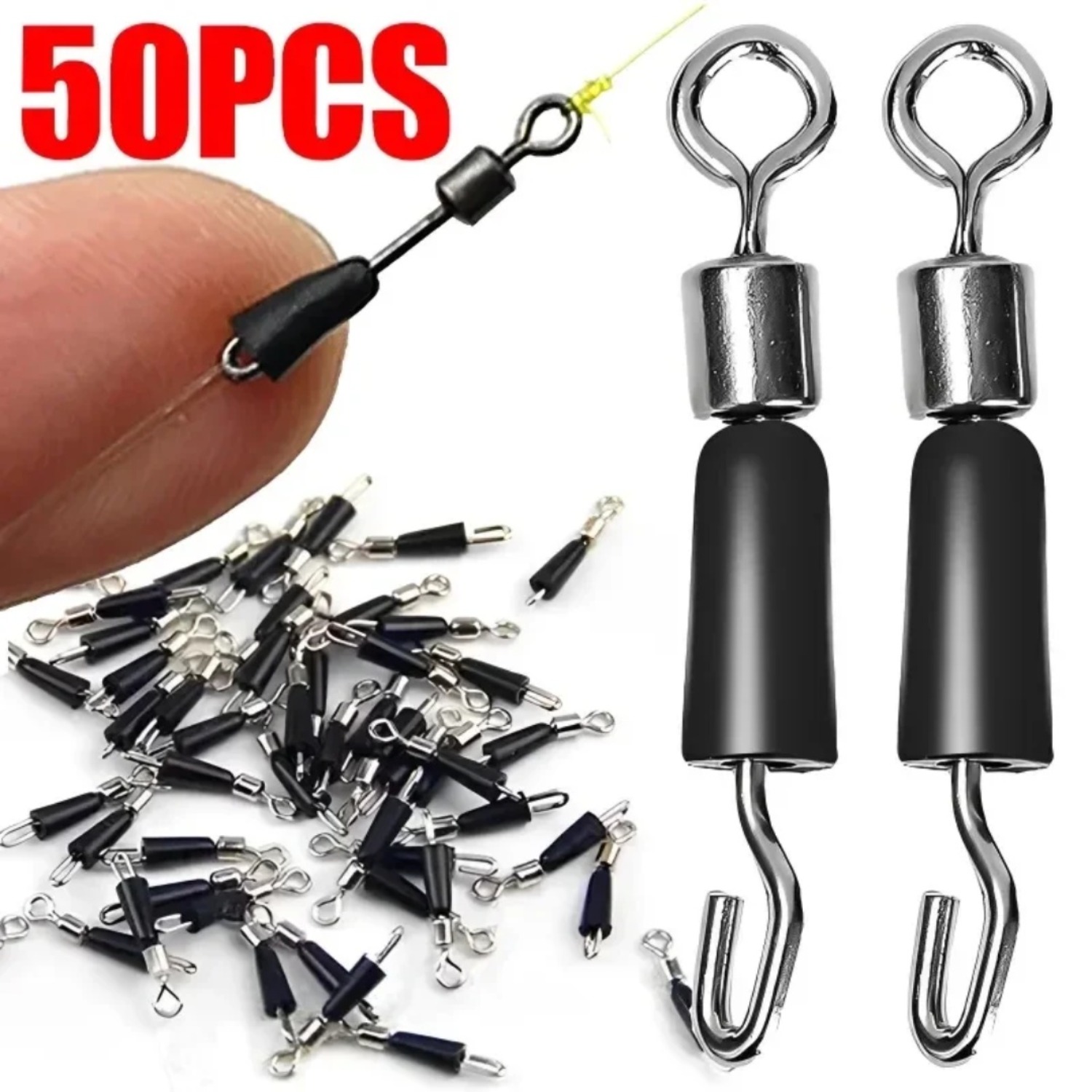 50pcs Carp Fishing Quick Chang - огляд і ціна Fishing Hook Jig
