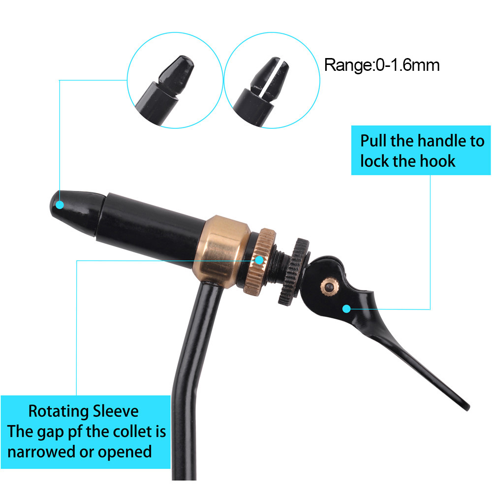 Rotary Fly Tying Vise Tool Saf - огляд і ціна Fishing Hook Jig