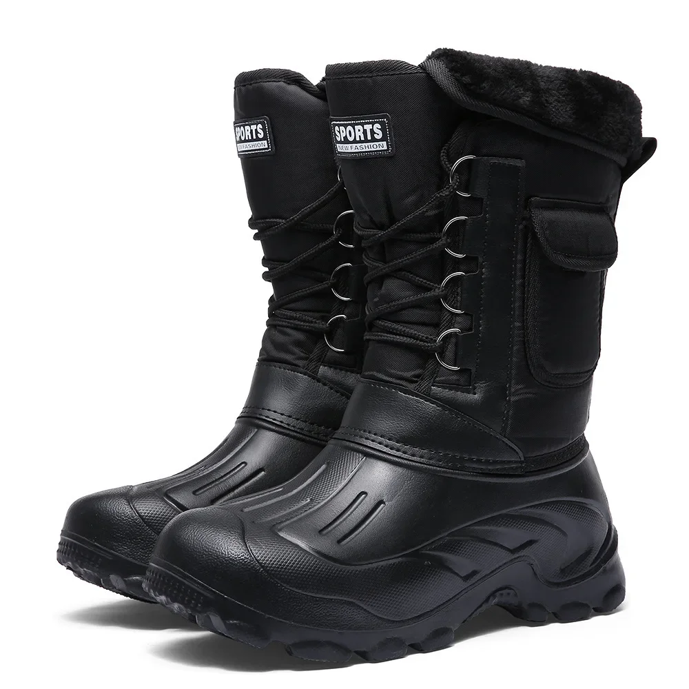 Men Winter Snow Boots Outdoor  - огляд і ціна Fishing Hook Size